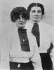 Powell - Mora Pickett Powell and her mother Mary Elizabeth McGahhey Powell, circa 1910; original held by Mora's daughter, Louise Taylor. 